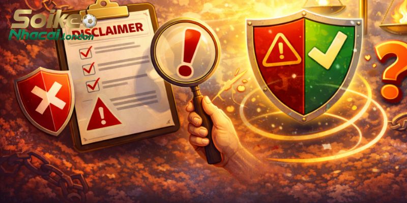 Miễn trừ trách nhiệm là chìa khóa cực quan trọng